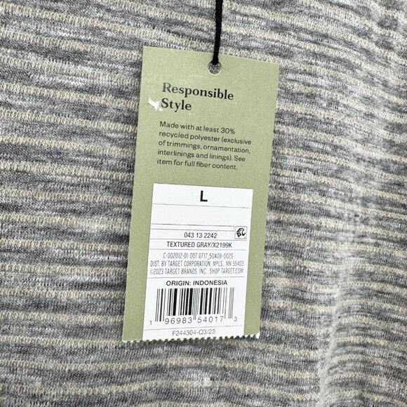 NEW Goodfellow & Co Short Sleeve T-Shirt - Textured Gray - Picture 6 of 9